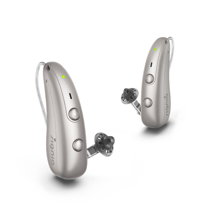 Pair of Signia Pure Charge and Go BCT IX hearing aids